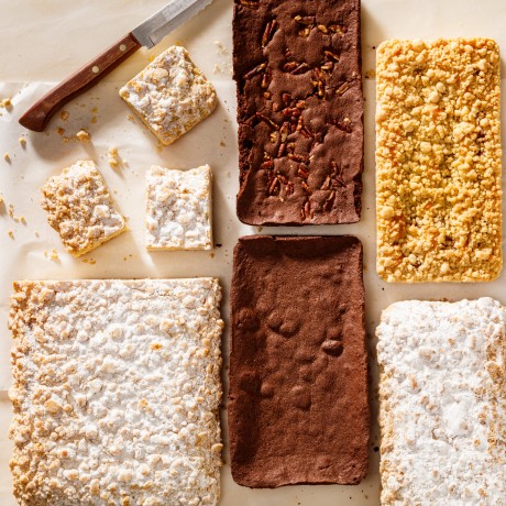 Kruimelgebak en brownie